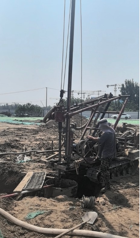 石家庄桥西区工地打井